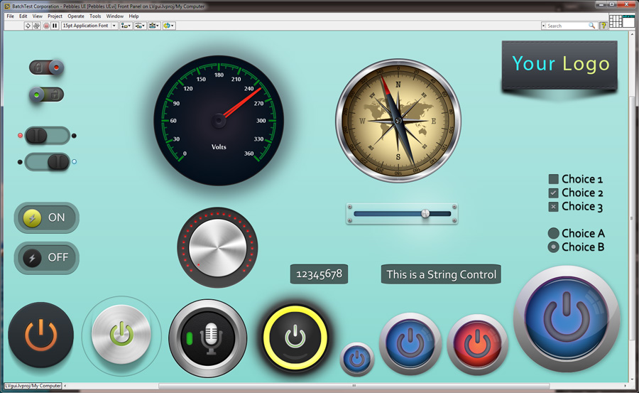 Pebbles UI for LabVIEW | BatchTest